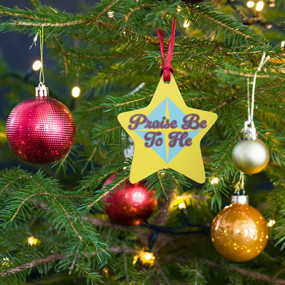 The Righteous Gemstones Praise Be to He Ornament