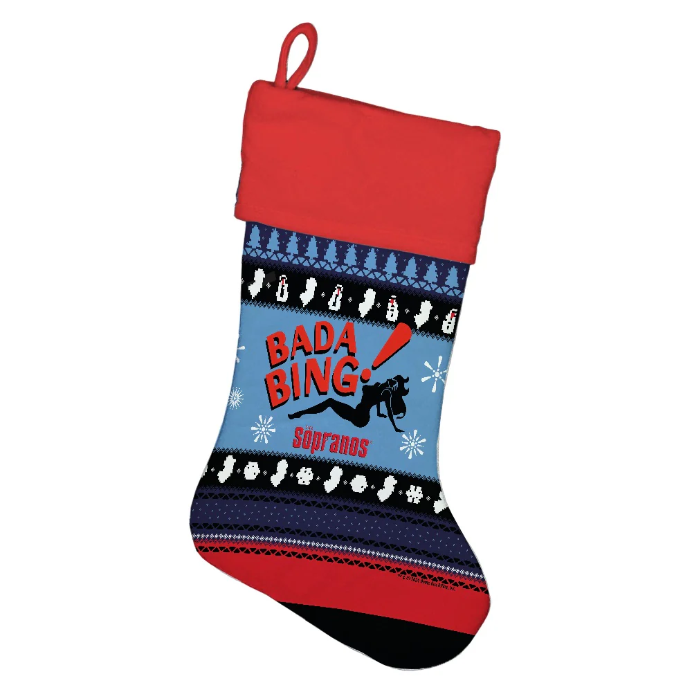 The Sopranos Bada Bing! Holiday Stocking