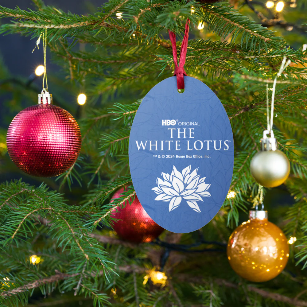 The White Lotus Logo Ornament