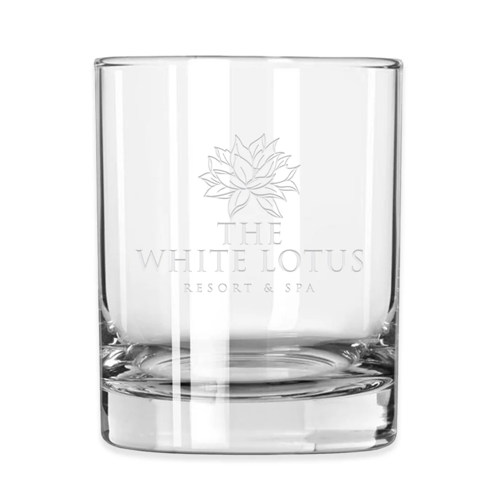 The White Lotus Resort & Spa Rocks Glass