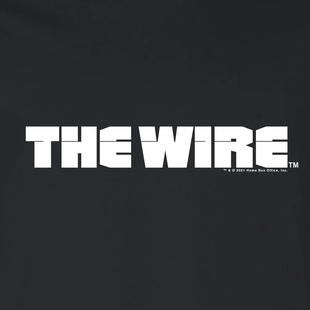 The Wire Logo Adult Long Sleeve T-Shirt