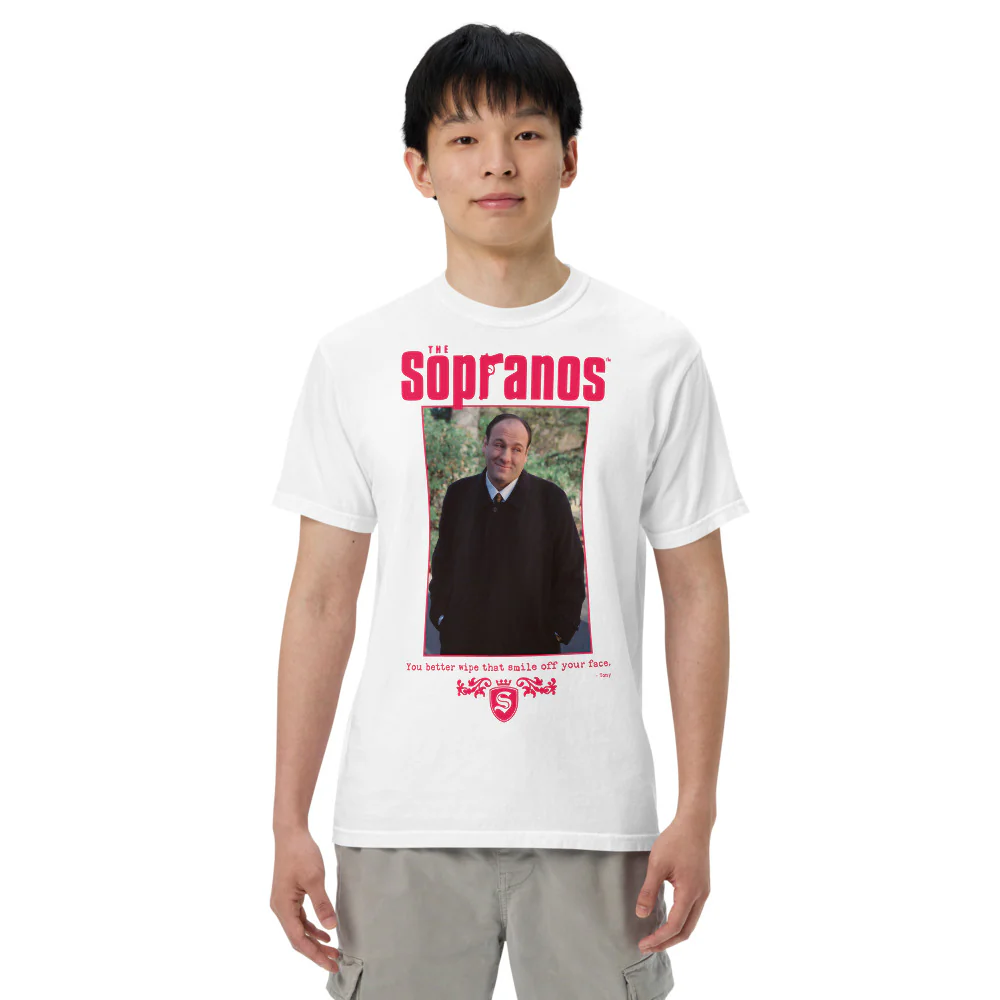 The Sopranos Tony You Better Wipe That Smile Off Your Face Comfort Colors T-Shirt 7 The Sopranos Tony You Better Wipe That Smile Off Your Face Comfort Colors T-Shirt