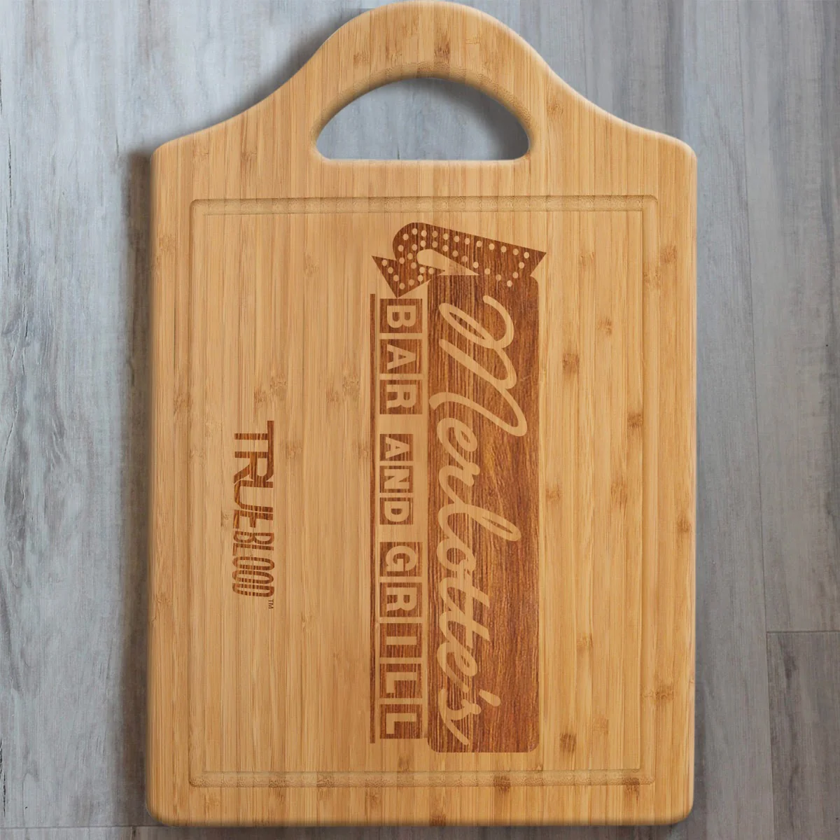 True Blood Merlotte's Laser Engraved Cutting Board