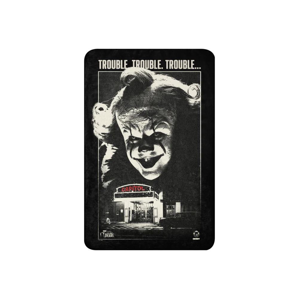 IT: Welcome to Derry Trouble Sherpa Blanket