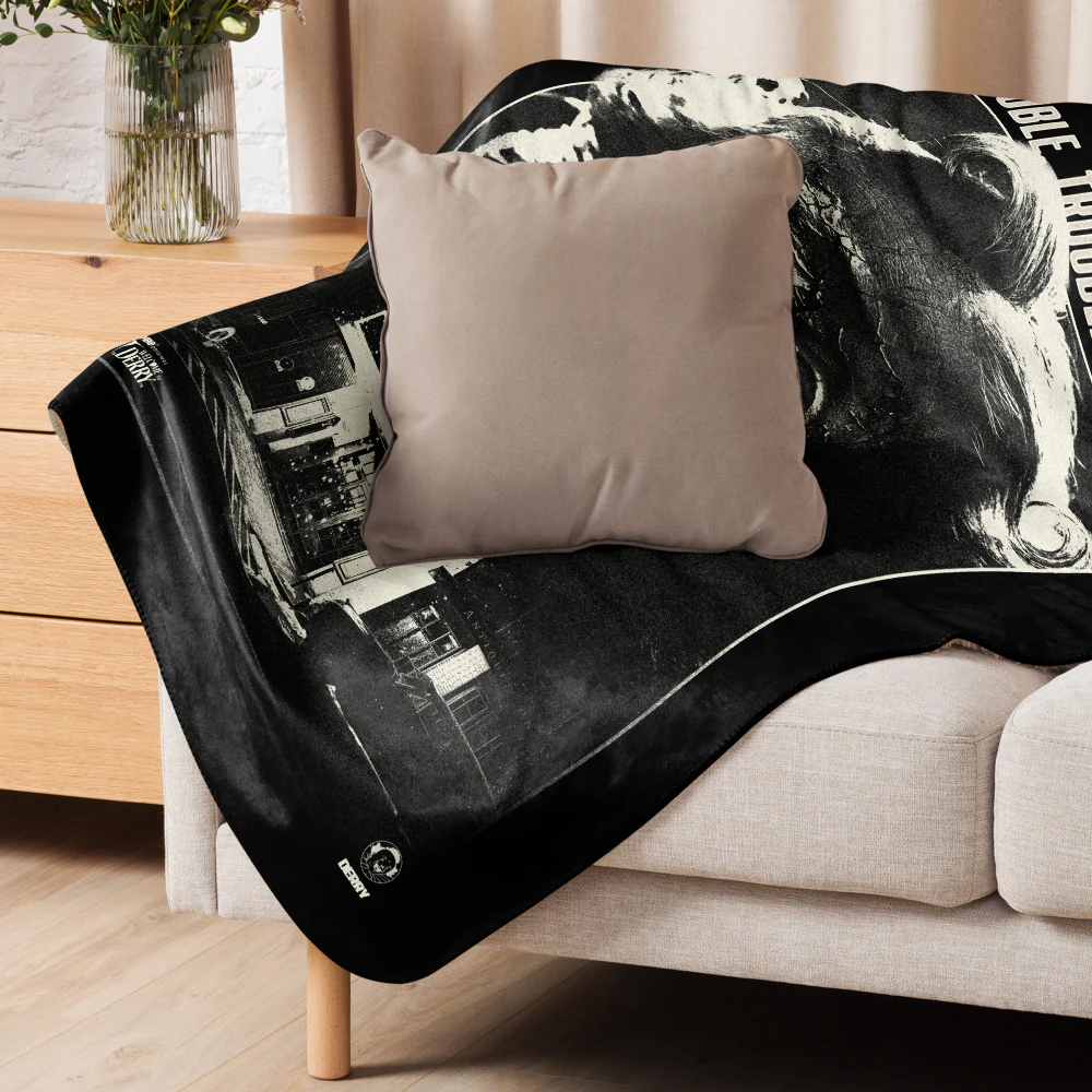IT: Welcome to Derry Trouble Sherpa Blanket