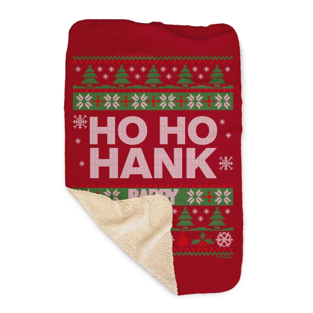 Barry Ho Ho Hank Holiday Sherpa Blanket