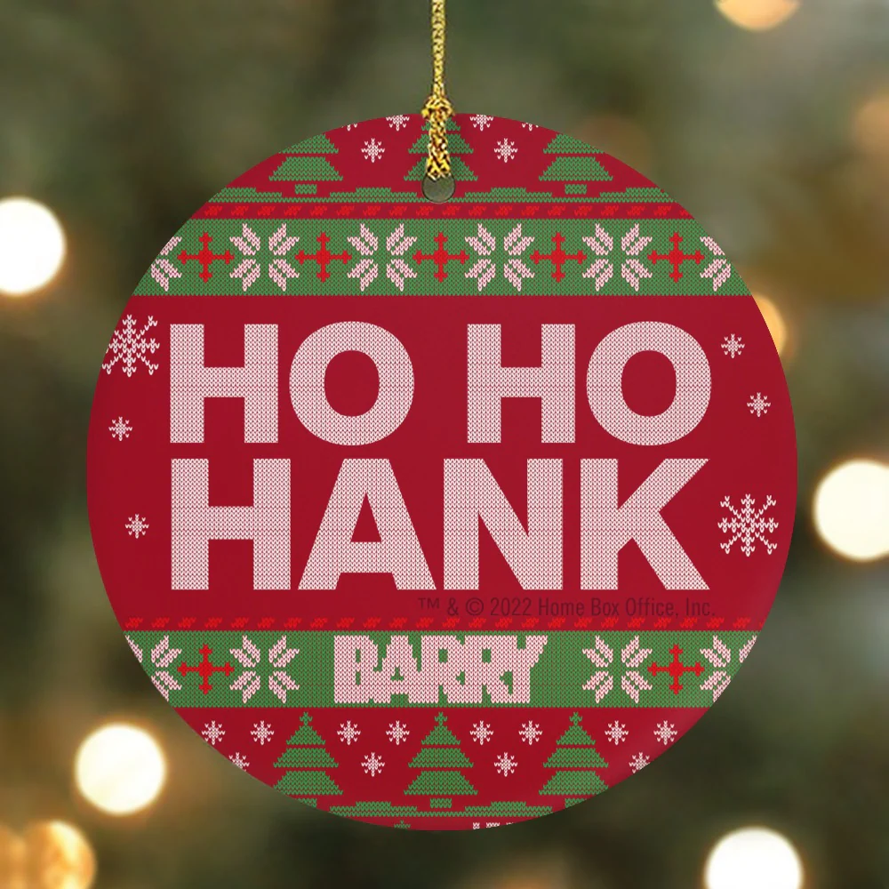 Barry Ho Ho Hank Holiday Double-Sided Ornament