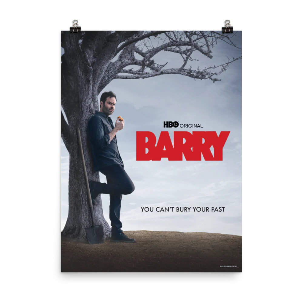 Barry You Can't Bury Your Past Premium Satin Poster