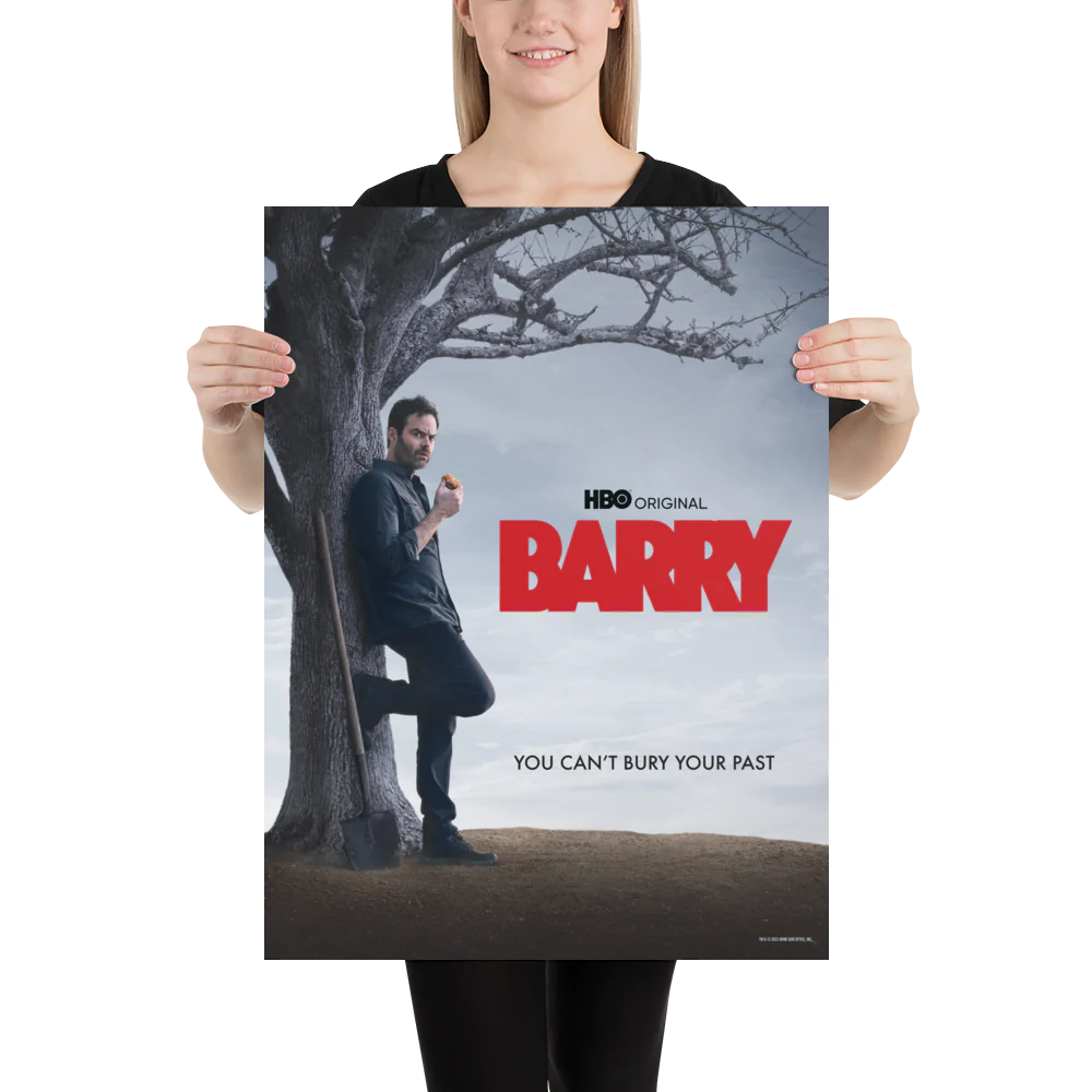 Barry You Can't Bury Your Past Premium Satin Poster