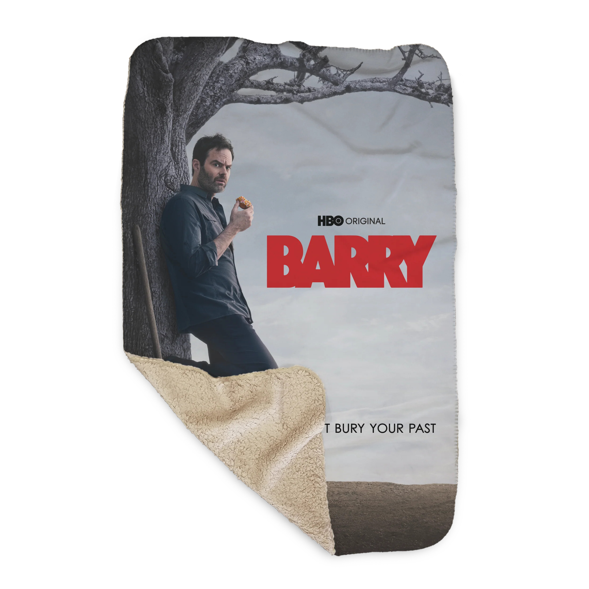 Barry You Can't Bury Your Past Sherpa Blanket