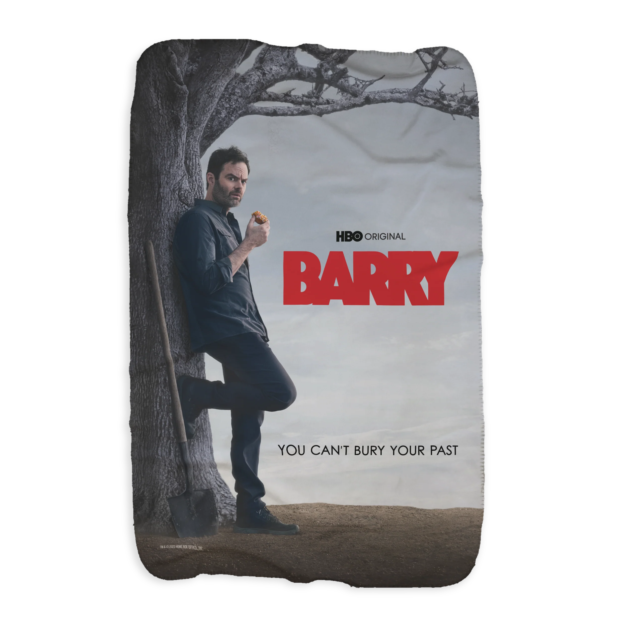 Barry You Can't Bury Your Past Sherpa Blanket