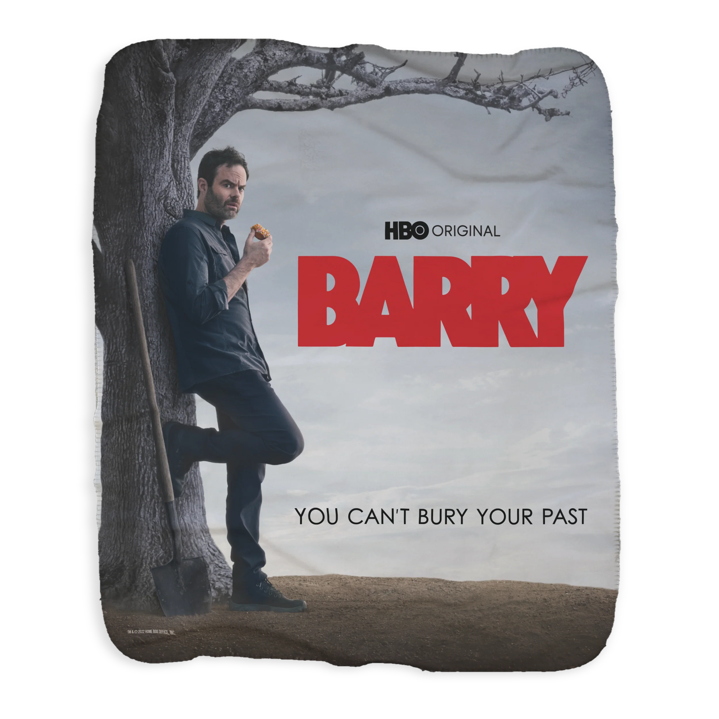 Barry You Can't Bury Your Past Sherpa Blanket