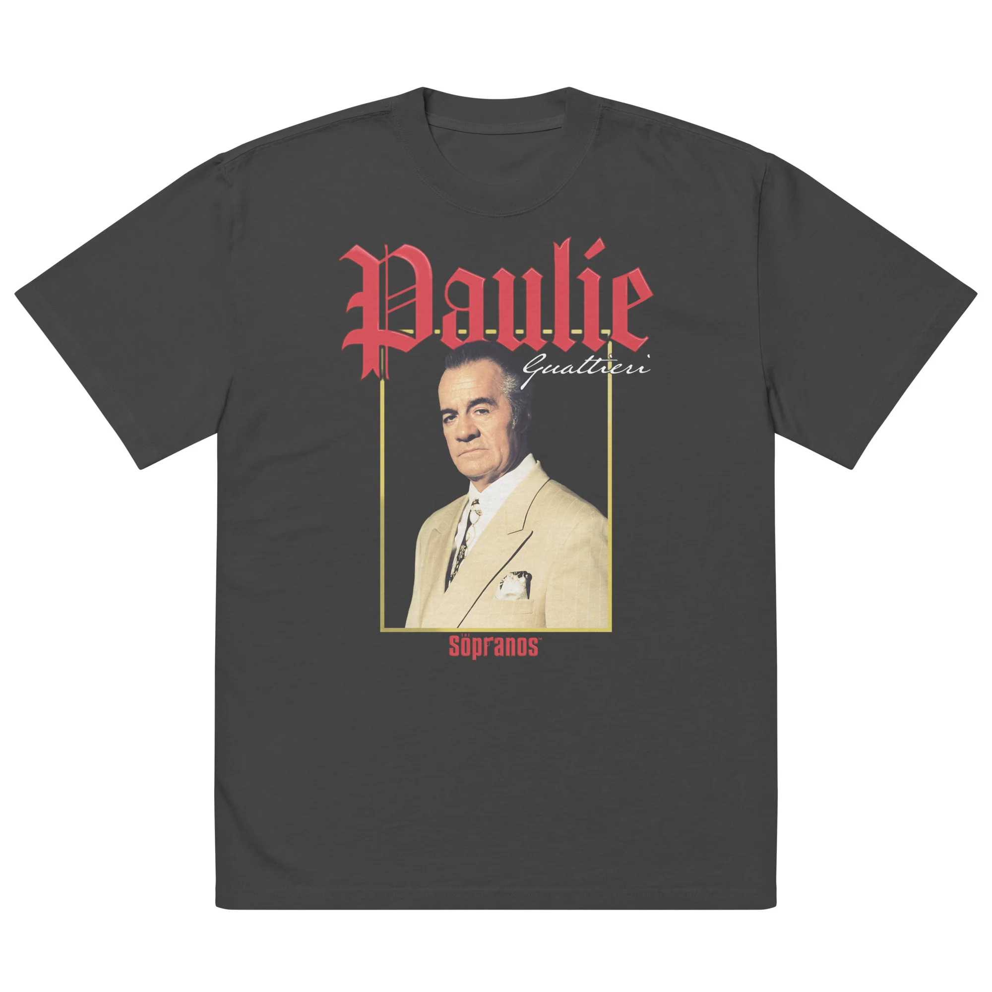 The Sopranos Paulie Gaultieri Oversized Faded T-Shirt