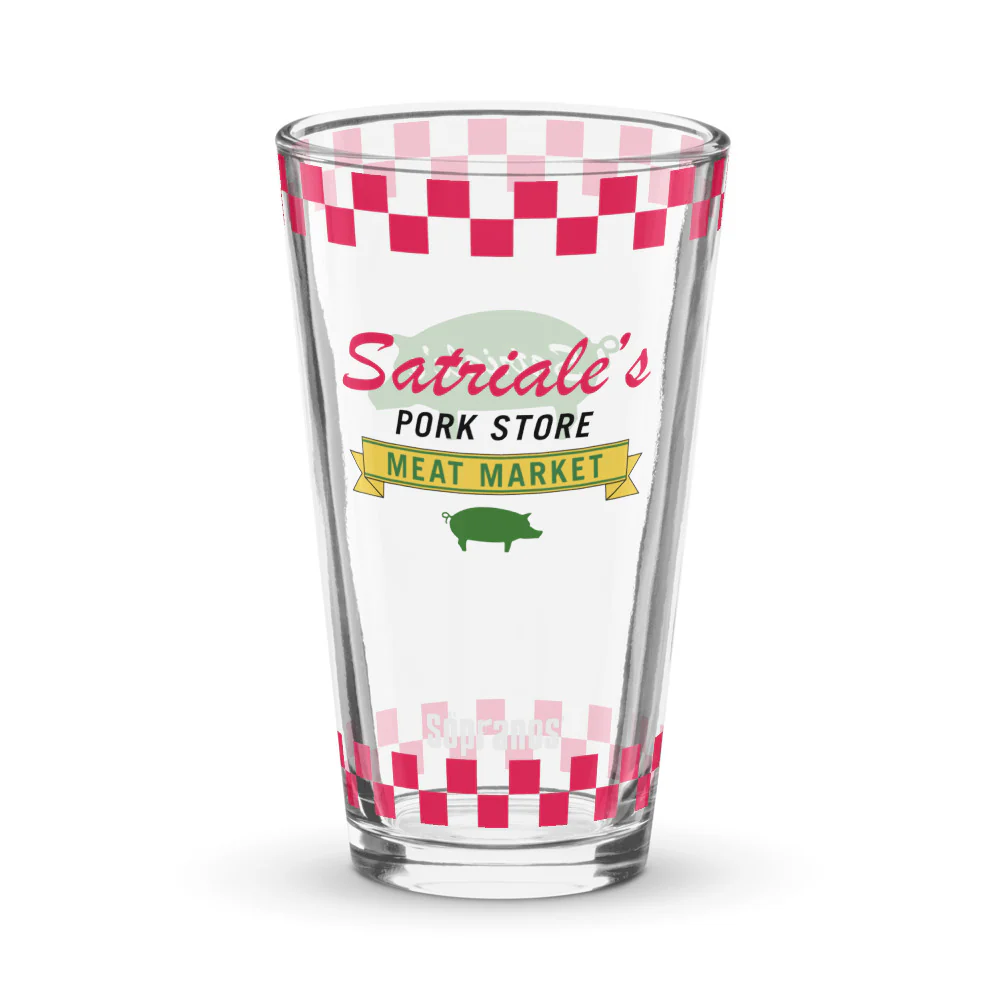 The Sopranos Satriale's Pork Store Pint Glass